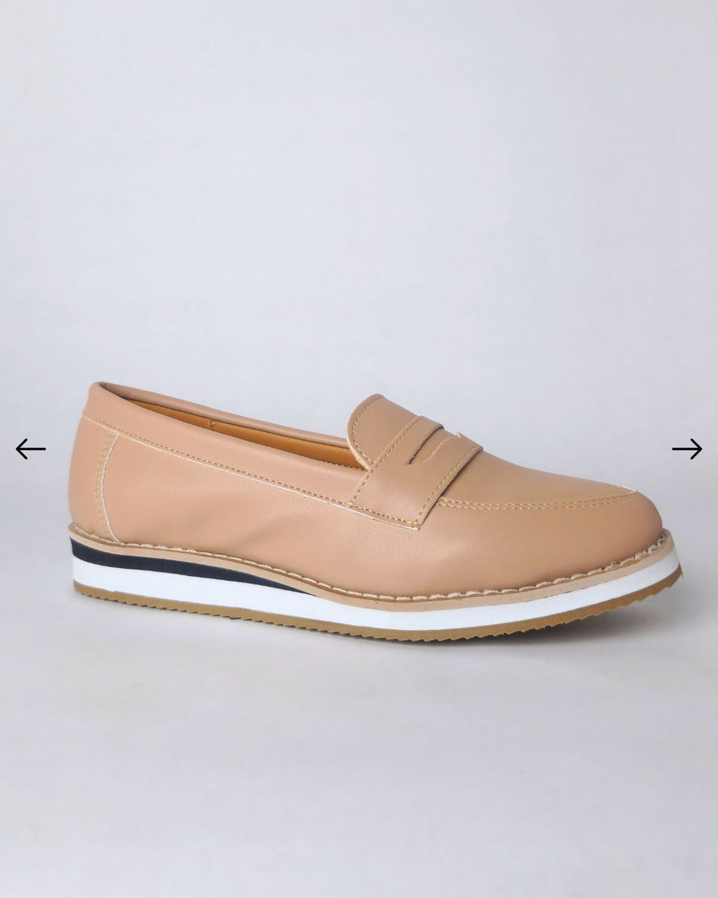 mocasin merida beige suela deportiva antideslizante mexcalinas