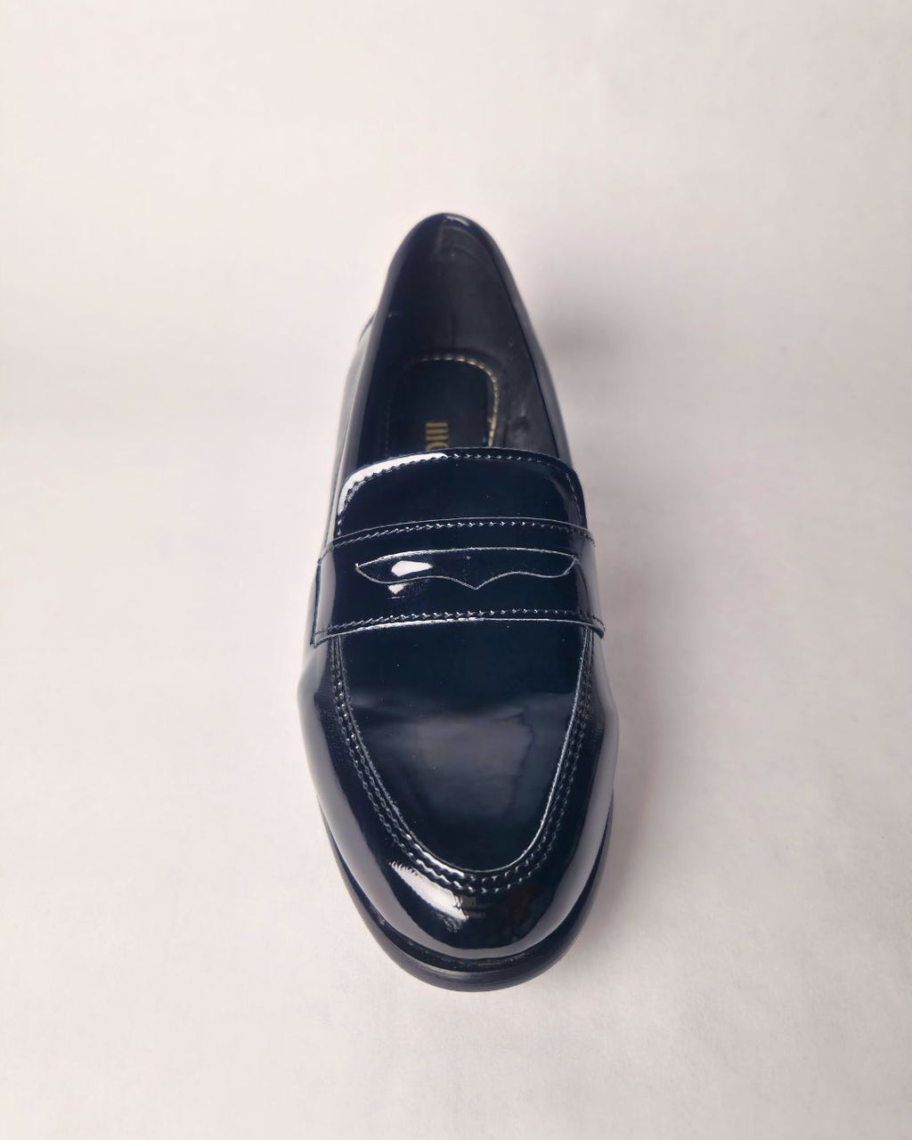 mocasin charol negro plantilla acolchada mexcalinas